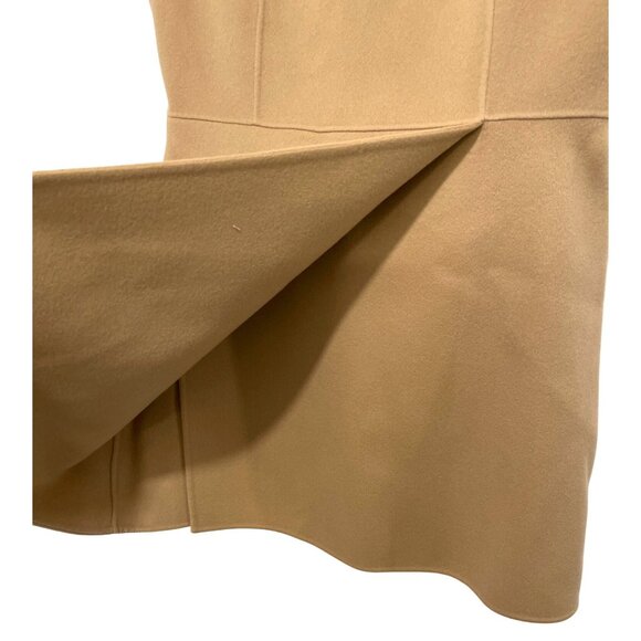 Theory $495 Camel Wool Cashmere Dress Size 12 NWT - Picture 7 of 10